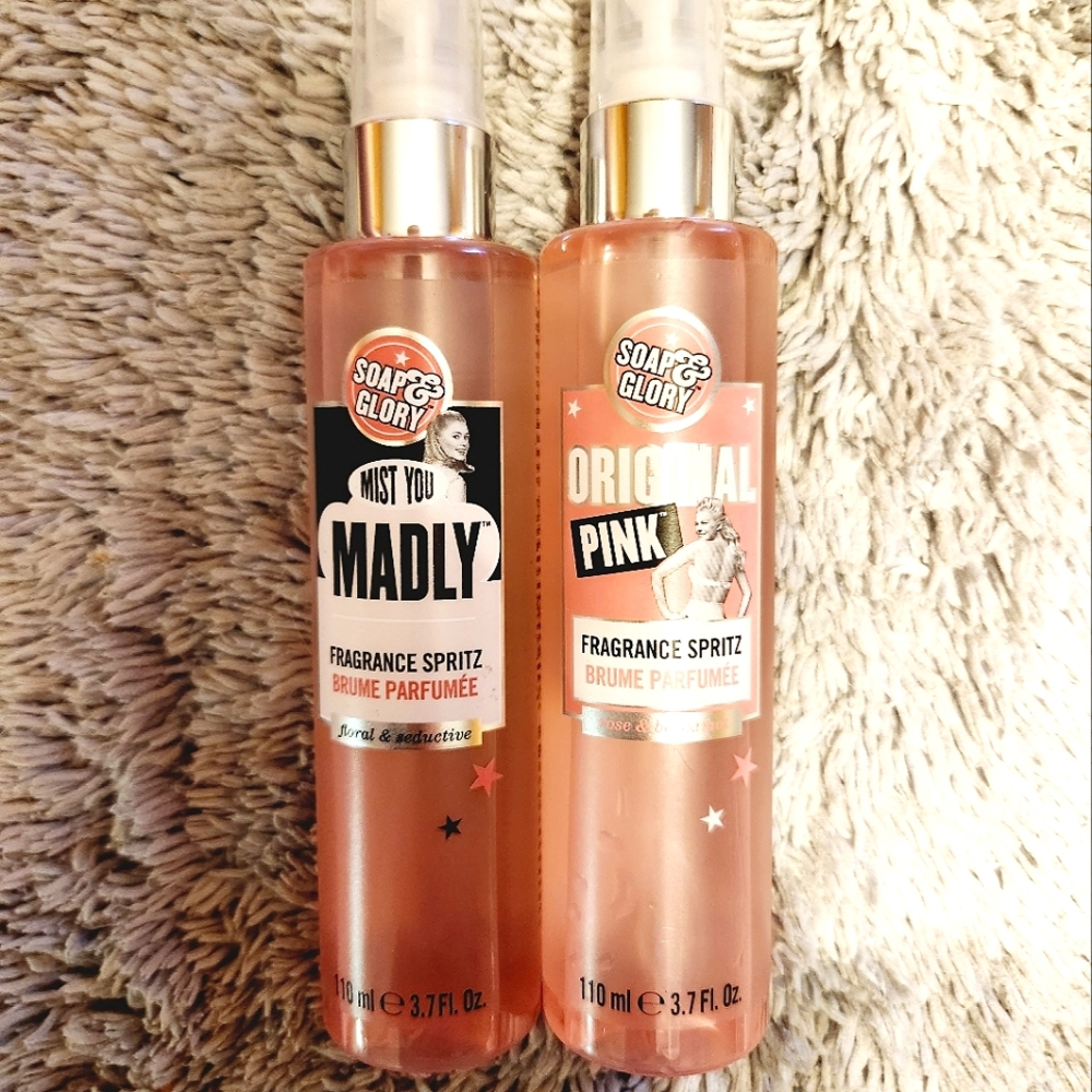 2 Soap & Glory fragrance spritz bundle with 🩷DISCONTINUED🩷 scent